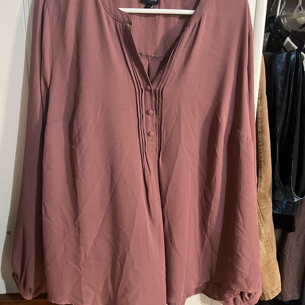 Torrid Dusty Rose Blouse